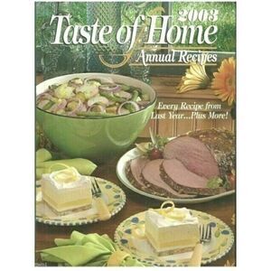 Taste of Home Annual Recipes 2003 Cookbook Book